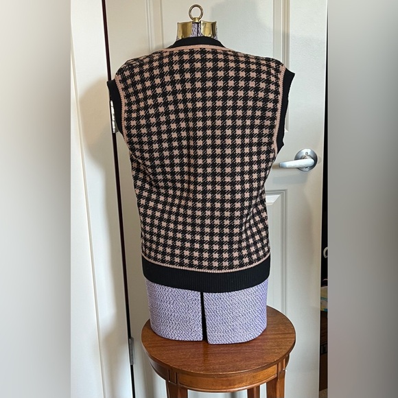 Vintage Pendleton Virgin Wool Womens Cardigan Sweater Vest Medium - Picture 3 of 6